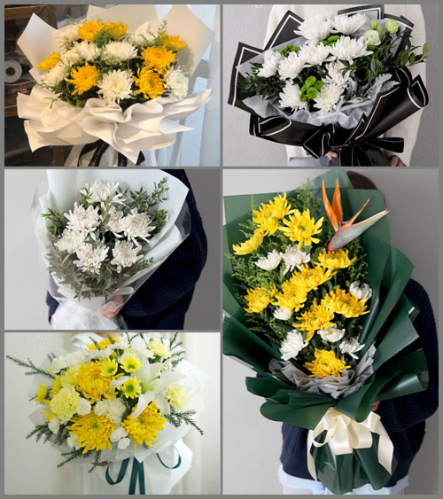 湖北黄石市阳新县浮屠镇龙井郭村白事花束代送